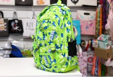 Рюкзак школьный зеленый
