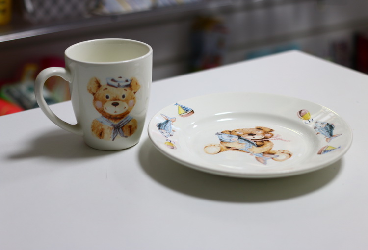 Набор посуды медвежата